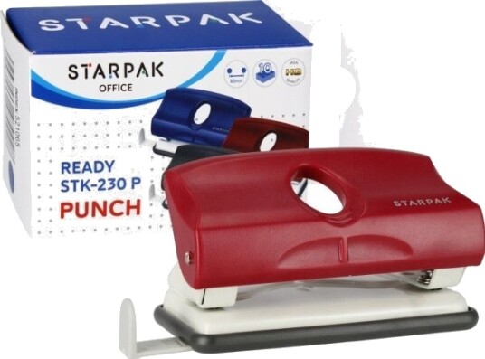 Dziurkacz Starpak Dziurkacz 0,8/80 Bordo Ready 230P Stk Pud 12/144