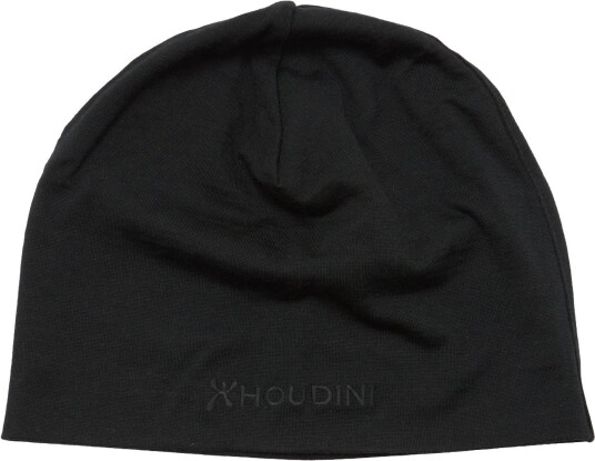 Houdini Puremerino Lue Merinoull Damestrikkehat i True Black
