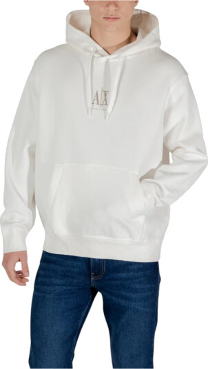 Armani Exchange Herre Gensere & Hettegensere Hvit S,