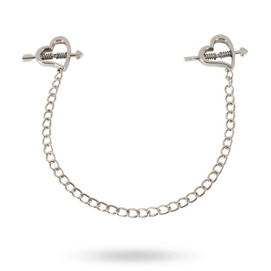 Heart shaped nipple clamps