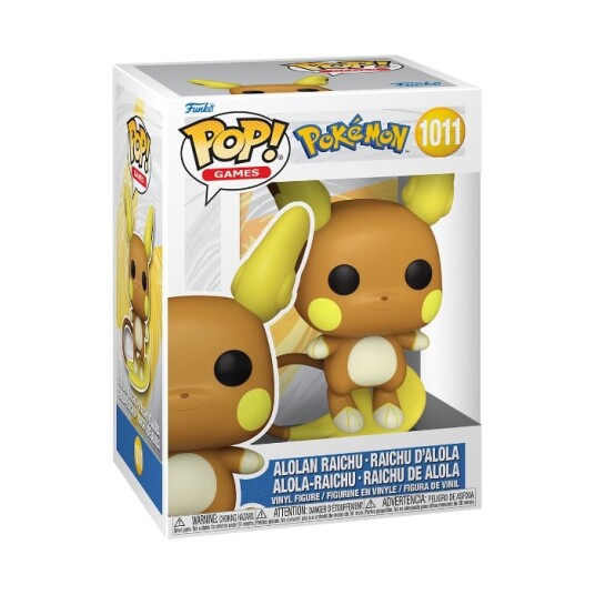 Funko Pokémon Alolan Raichu Actionfigur i Vinyl Funko Pokémon Alolan Raichu Actionfigur i Vinyl