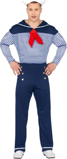 Fiestas Guirca Sjømann Herre Kostyme Medium 79298