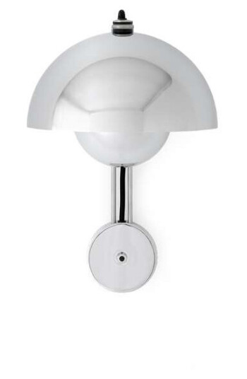 &Tradition Flowerpot VP8 Vegglampe Chrome &Tradition Flowerpot VP8 Vegglampe Chrome