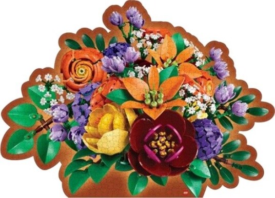 LEGO Purple Floral Puzzle 1000 Pcs