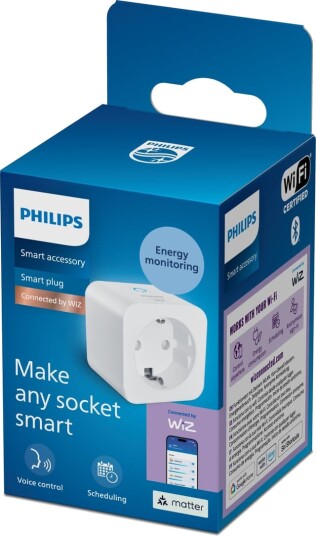 Philips Smart LED Smartplugg Med Strømmåler Philips Smart LED Smartplugg Med Strømmåler