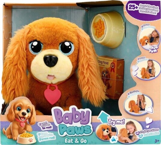 Baby Paws Eat & Go Radiostyrt Valp med Lekegodteri