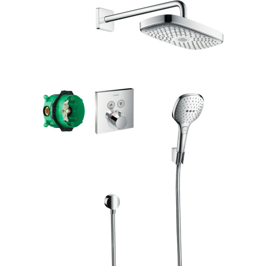 HANSGROHE RAINDANCE SELECT E DUSJPAKKE TIL INNBYGGING MED SHOWERSELECT TERMOSTAT