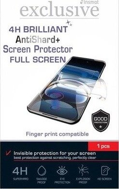 Insmat AntiShard+ - screen protector for mobile phone - full screen 4H Brilliant