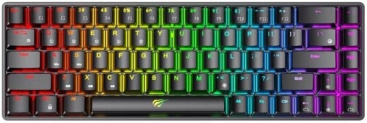 Havit Kb860l Ultra Compact Gaming Tastatur Svart [Outemu Brown]