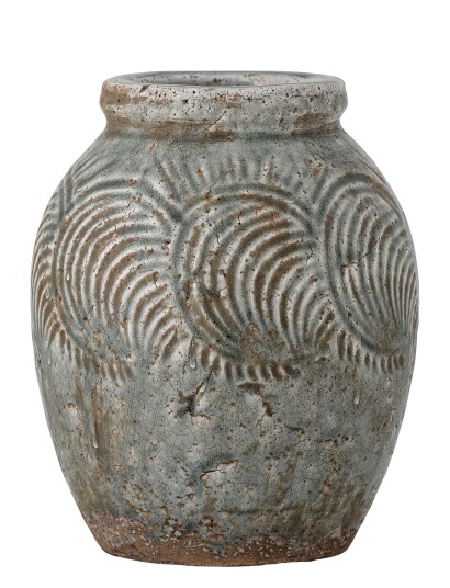 Bloomingville Damian Deco Vase Green H22CM