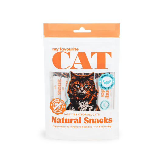 My Favourite Cat Creamy Sticks Laks 7x12g Kattegodteri