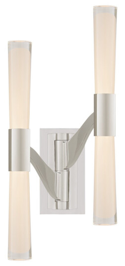 Brenta vägglampa dubbel nickel Brenta vägglampa dubbel nickel
