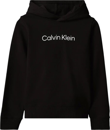 Calvin Klein Inst. Logo Reg. Terry Hoodie Black 128