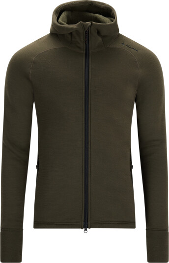Aclima FleeceWool Hooded Jacket Herre Tarmac M