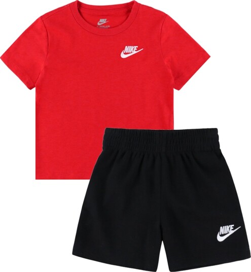 Nike Nkn Club Lbr Knit Short Set Red 92/98