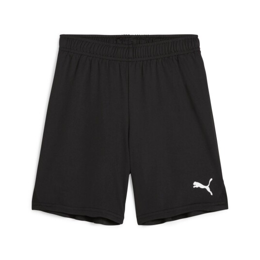 Puma teamGOAL Shorts, fotballshorts, junior BLACK-WHITE