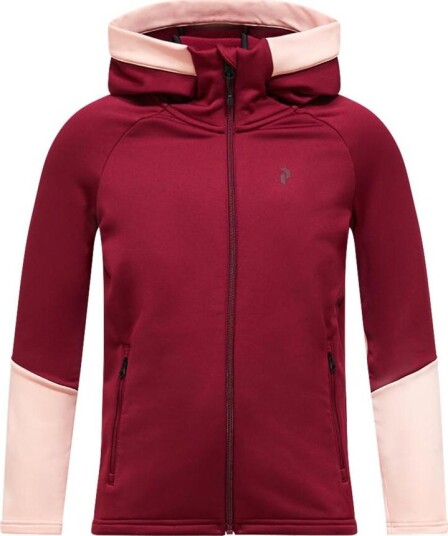 Peak Performance Junior's Rider Essentials Zip Jacket Vertical Zenith/peach Fuzz/ 170 Peak Performance Junior's Rider Essentials Zip Jacket Vertical Zenith/peach Fuzz/ 170
