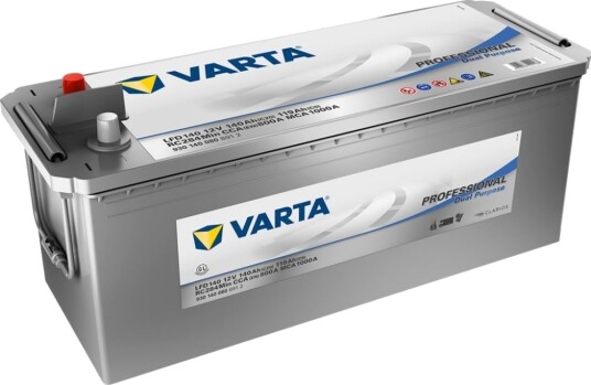 VARTA Fritidsbatteri 12V 140AH 800CCA (513x189x223mm) +venstre LFD140 VARTA Fritidsbatteri 12V 140AH 800CCA (513x189x223mm) +venstre LFD140