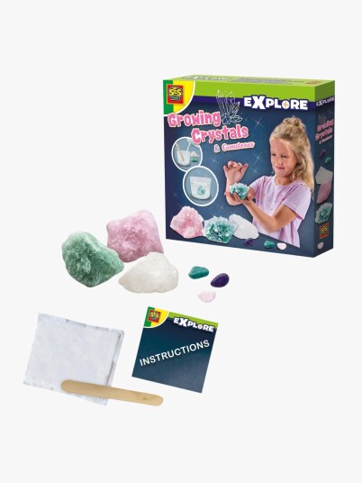 SES Creative Explore Growing crystals and gemstones 8 år Flerfarget