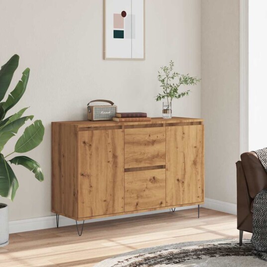 Skjenk artisan eik 104x35x70 cm konstruert tre Skjenk artisan eik 104x35x70 cm konstruert tre