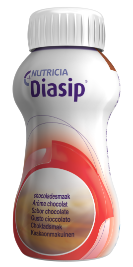 Diasip Fullverdig næringsdrikk med lav glykemisk indeks GI Sjokolade 4x200 ml Diasip Fullverdig næringsdrikk med lav glykemisk indeks GI Sjokolade 4x200 ml