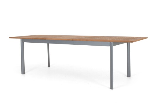 Selected Home Nice spisebord Sølv/teak 202 - 260 x 90 cm Grå Selected Home Nice spisebord Sølv/teak 202 - 260 x 90 cm Grå