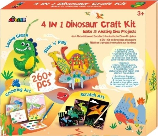 Avenir Dinosaurbyggesett 4-I-1