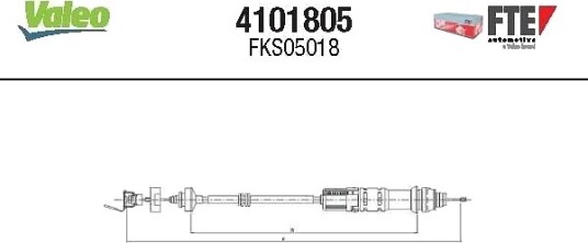 Clutchkabel FTE 4101805