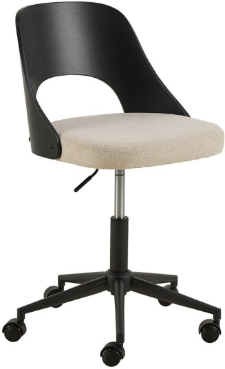 Lucy kontorstol stoff beige.