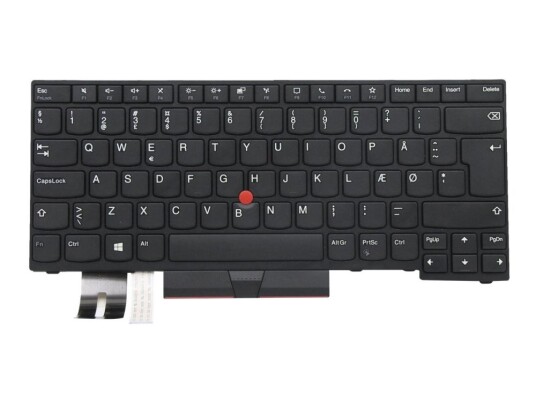 Primax - Erstatningstastatur For Bærbar Pc - Med Trackpoint - Qwerty - Dansk - Svart - Fru - For Thinkpad P14s Gen 1 P14s Gen 2 T14 Gen 1 T14 Gen 2 Primax - Erstatningstastatur For Bærbar Pc - Med Trackpoint - Qwerty - Dansk - Svart - Fru - For Thinkpad P14s Gen 1 P14s Gen 2 T14 Gen 1 T14 Gen 2