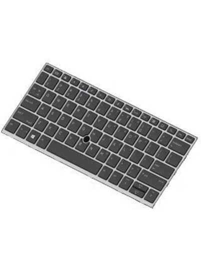 HP DualPoint - Brbart tastatur - til utskifting - Fransk HP DualPoint - Brbart tastatur - til utskifting - Fransk