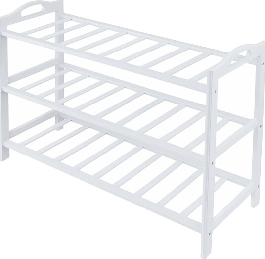 Bambus skohylle – 3 etasjer rommer 9 par