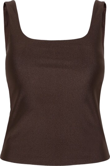 aim´n Shimmer Singlet   Brown   M