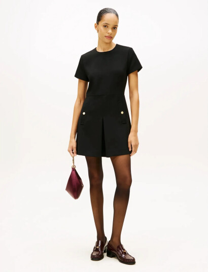 Tommy Hilfiger Punto Mini Dress Black 36 Tommy Hilfiger Punto Mini Dress Black 36