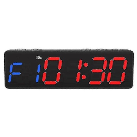 Gym Timer Treningsintervall Treningsklokke Nedtelling Opp Stoppeklokke hhny