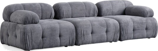 Belgin Sofa 3 seter Grå