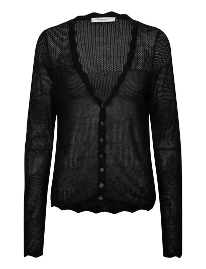Rosemunde Rwlotus Tencel Ls Cardigan - Black - S Rosemunde Rwlotus Tencel Ls Cardigan - Black - S