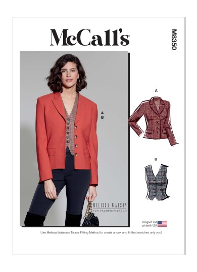 McCall's 8350 - Blazer & Vest A5 (6-8-10-12-14)