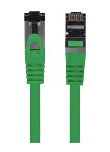 Lanberg Koblingskabel Rj-45 Hann Til Rj-45 Hann 2 M 6.2 Mm S/Ftp Cat 8.1 Halogenfri Uten Hindringer Grønn