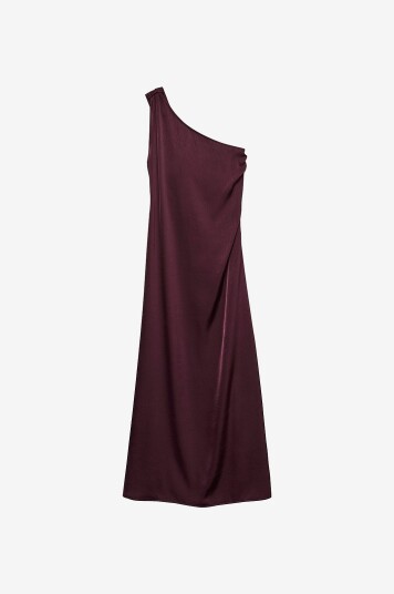 Vero Moda Kjole Vmmollie SL 7/8 Dress Wvn GA Rød