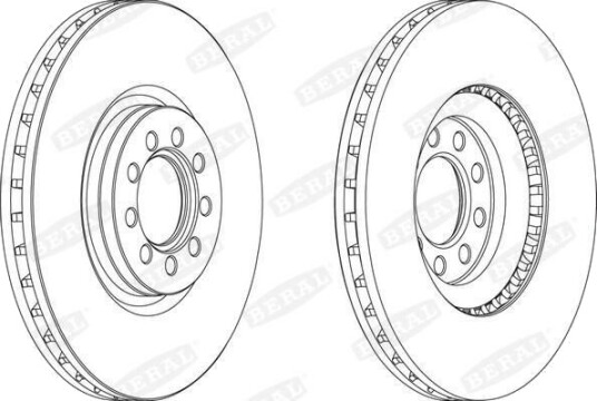 BERAL BCR317A Bremseskive BERAL BCR317A Bremseskive