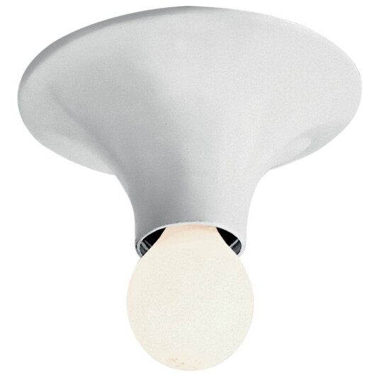 Artemide - Teti Vägg/taklampa Vit - Vägglampor - Vico Magistretti - Hvit