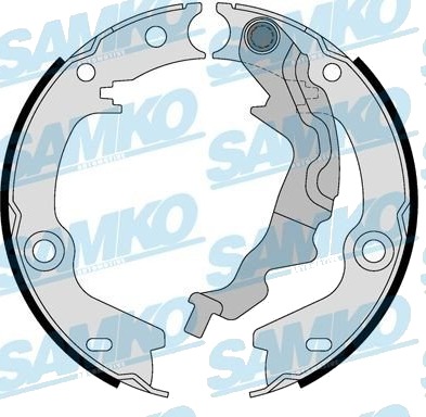 SAMKO 89440 Bremseskosett, håndbrems SAMKO 89440 Bremseskosett, håndbrems