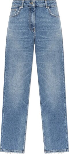 Palm Angels Dame Jeans Blå W27, Palm Angels Dame Jeans Blå W27,