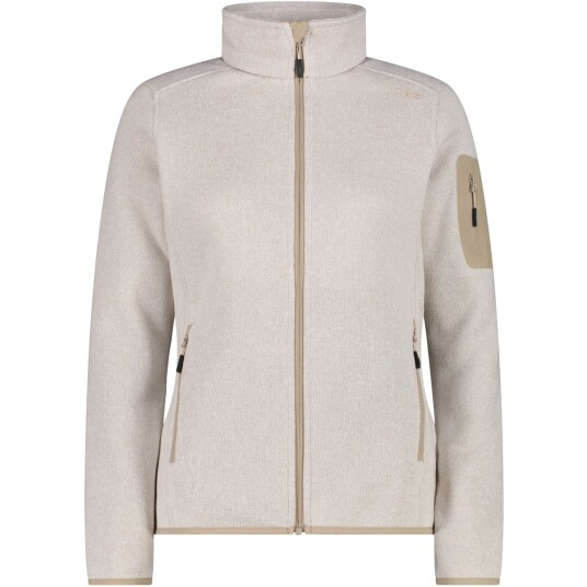 CMP  Woman Knitted Fleece Jacket Vaniglia/Bianco 40