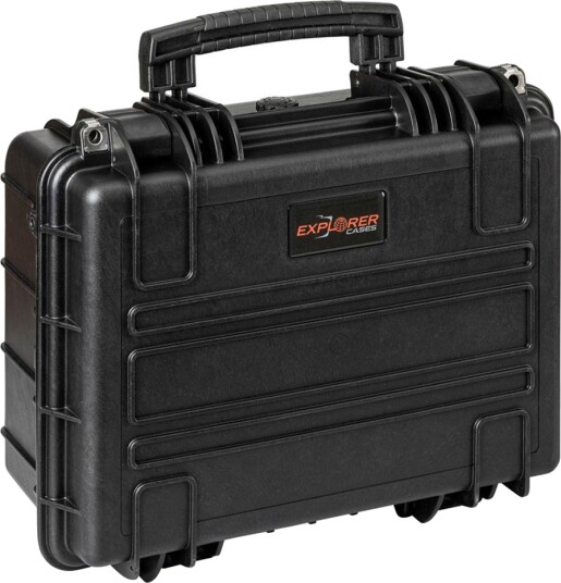EXPLORER 3818 HL/WS flightcase med skuminnlegg - 380x270x180mm - Svart EXPLORER 3818 HL/WS flightcase med skuminnlegg - 380x270x180mm - Svart