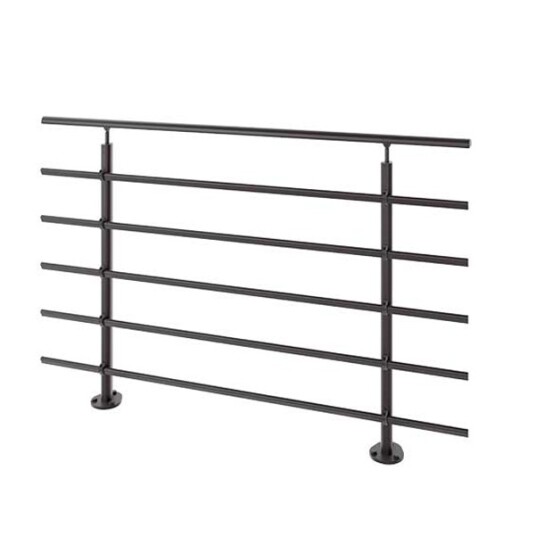 Dolle Pure Black Gelender Gulvmontert 1,5m Dolle Pure Black Gelender Gulvmontert 1,5m