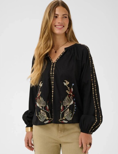 Cream Crreno Blouse Black 44
