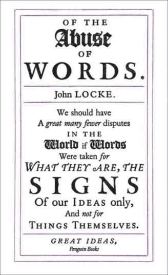 Of The Abuse Of Words Av John Locke