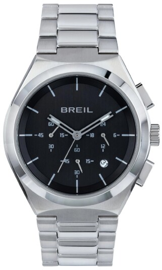 Breil Herreklokke TW1906 Bend Sort/Stål Ø43 mm Breil Herreklokke TW1906 Bend Sort/Stål Ø43 mm
